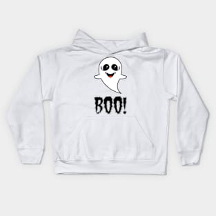 Boo!  Cute Little Halloween Ghost Kids Hoodie